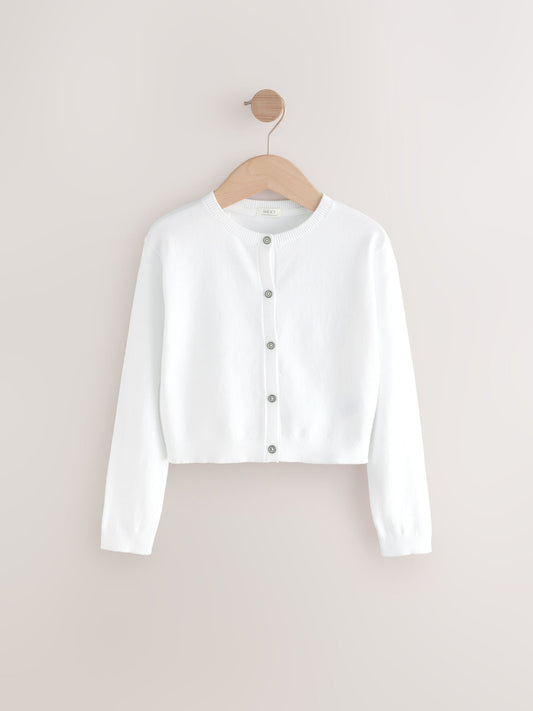 Dsiney Kidz - White Button Up Cardigan (3mths-16yrs) image 1