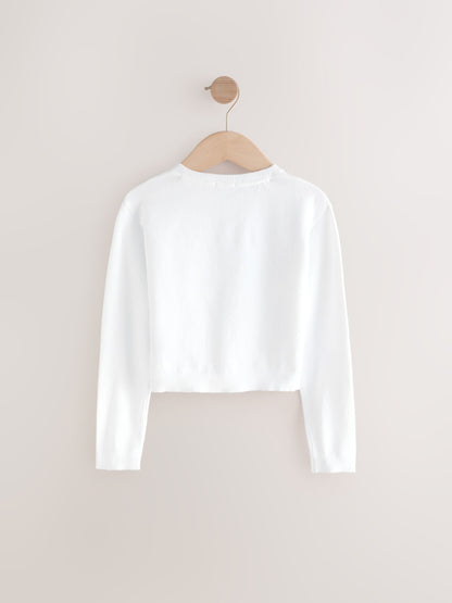 Dsiney Kidz - White Button Up Cardigan (3mths-16yrs) image 2