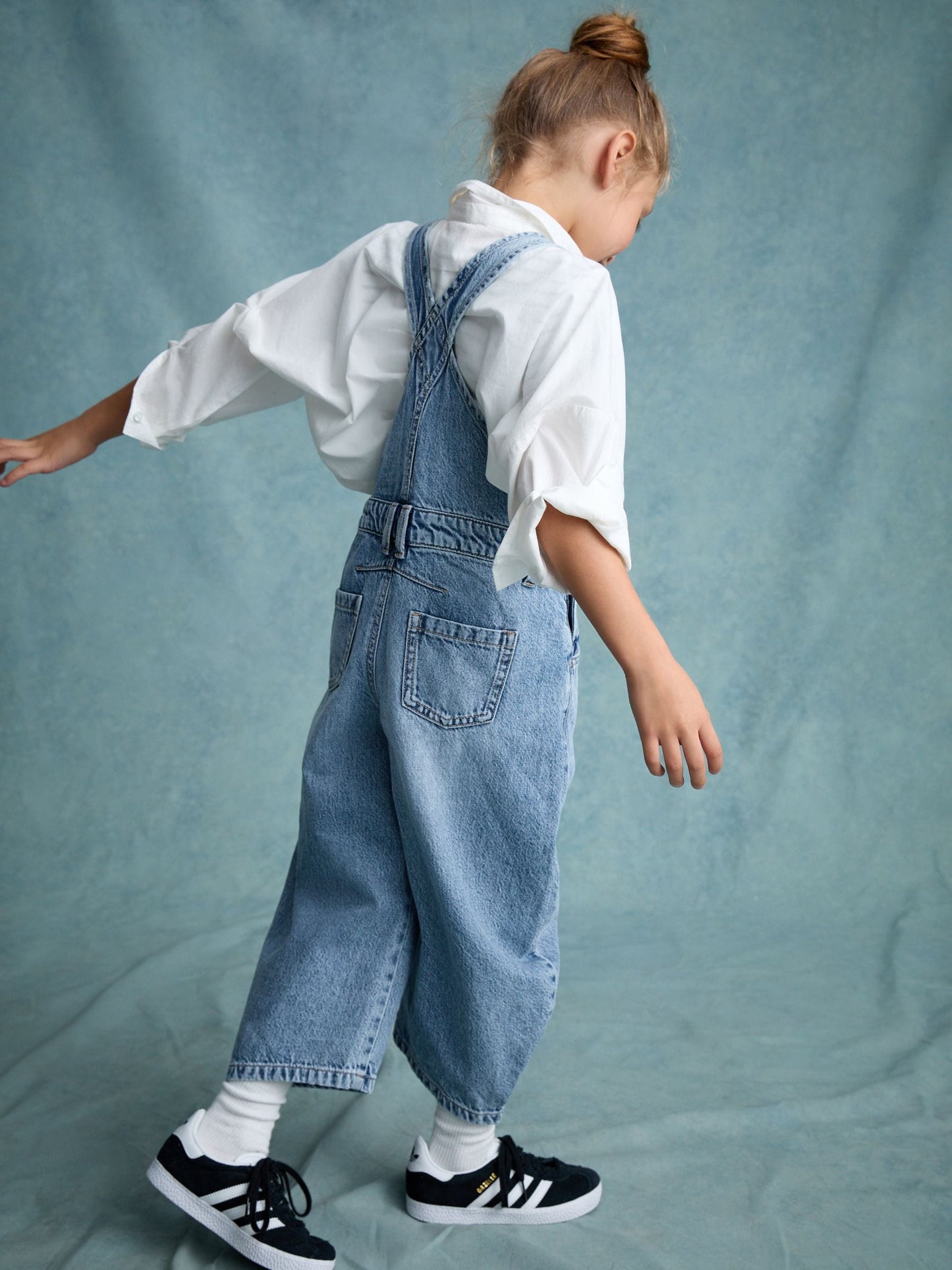 Denim Barrel 100% Cotton Dungarees (3-16yrs)