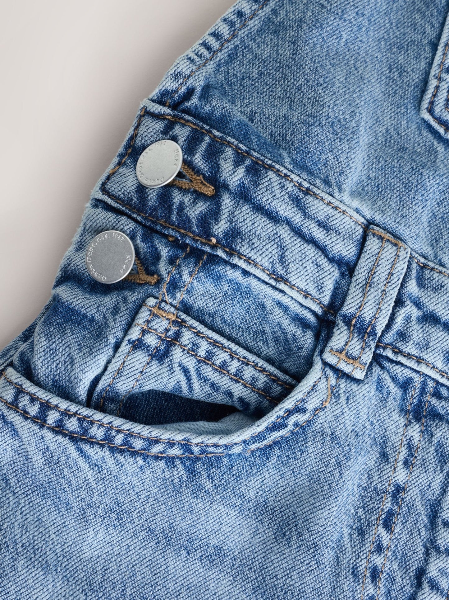 Denim Barrel 100% Cotton Dungarees (3-16yrs)