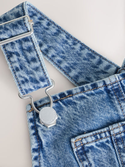 Denim Barrel 100% Cotton Dungarees (3-16yrs)
