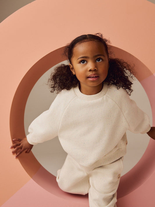 Oatmeal Crew Neck Sweatshirt (3mths-7yrs) image 1