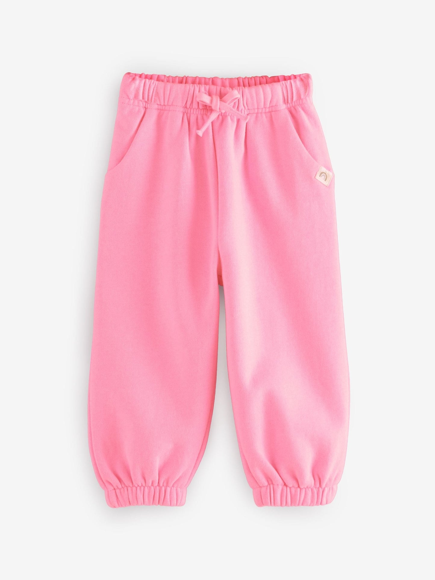 Bright Pink Cuffed Sweat Joggers (3mths-7yrs) image 3