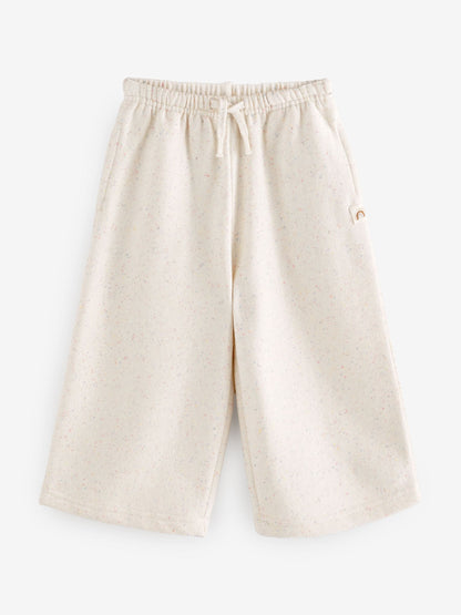 Oatmeal Wide Leg Sweat Joggers (3mths-7yrs) image 4