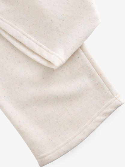 Oatmeal Wide Leg Sweat Joggers (3mths-7yrs) image 8