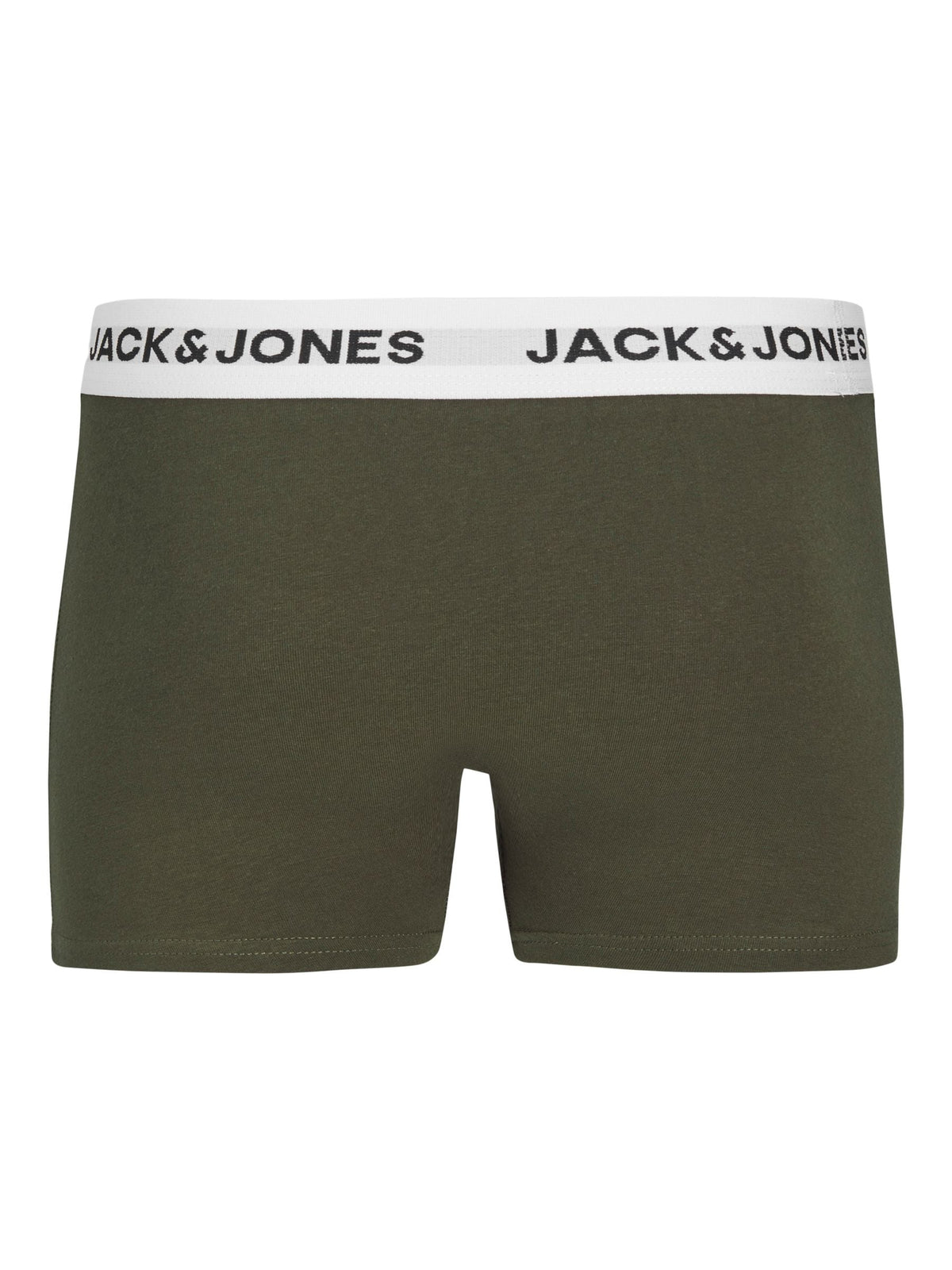 Dsiney Kidz - JACK & JONES JUNIOR Black/Green/Grey/Blue Boxers 5 Pack image 2