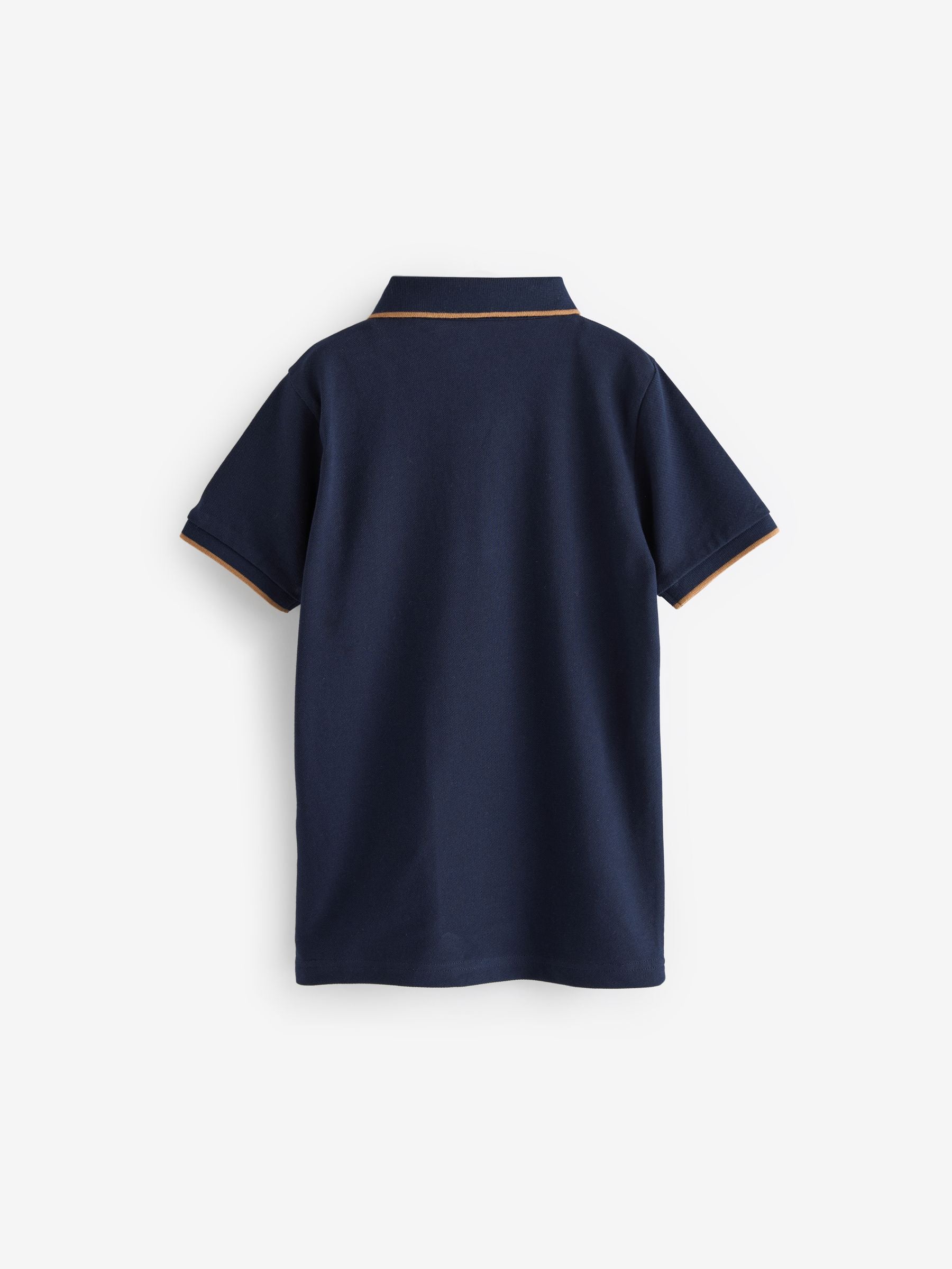 Dsiney Kidz - Blue/Navy/White Short Sleeve Polo Shirts 3 Pack (3-16yrs) image 5