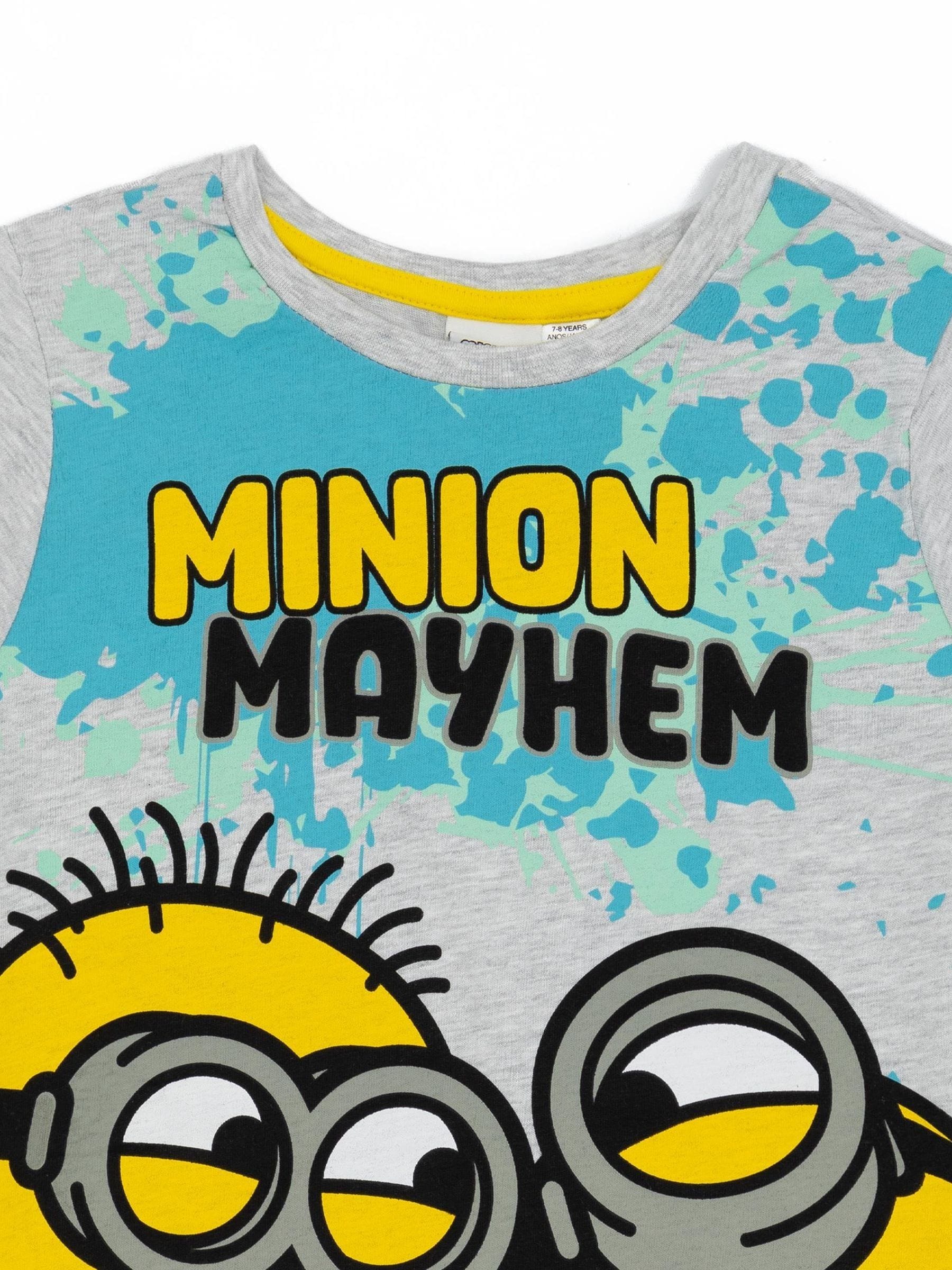Dsiney Kidz - Vanilla Underground Blue Minions Boys Licensing Short Pyjamas image 5