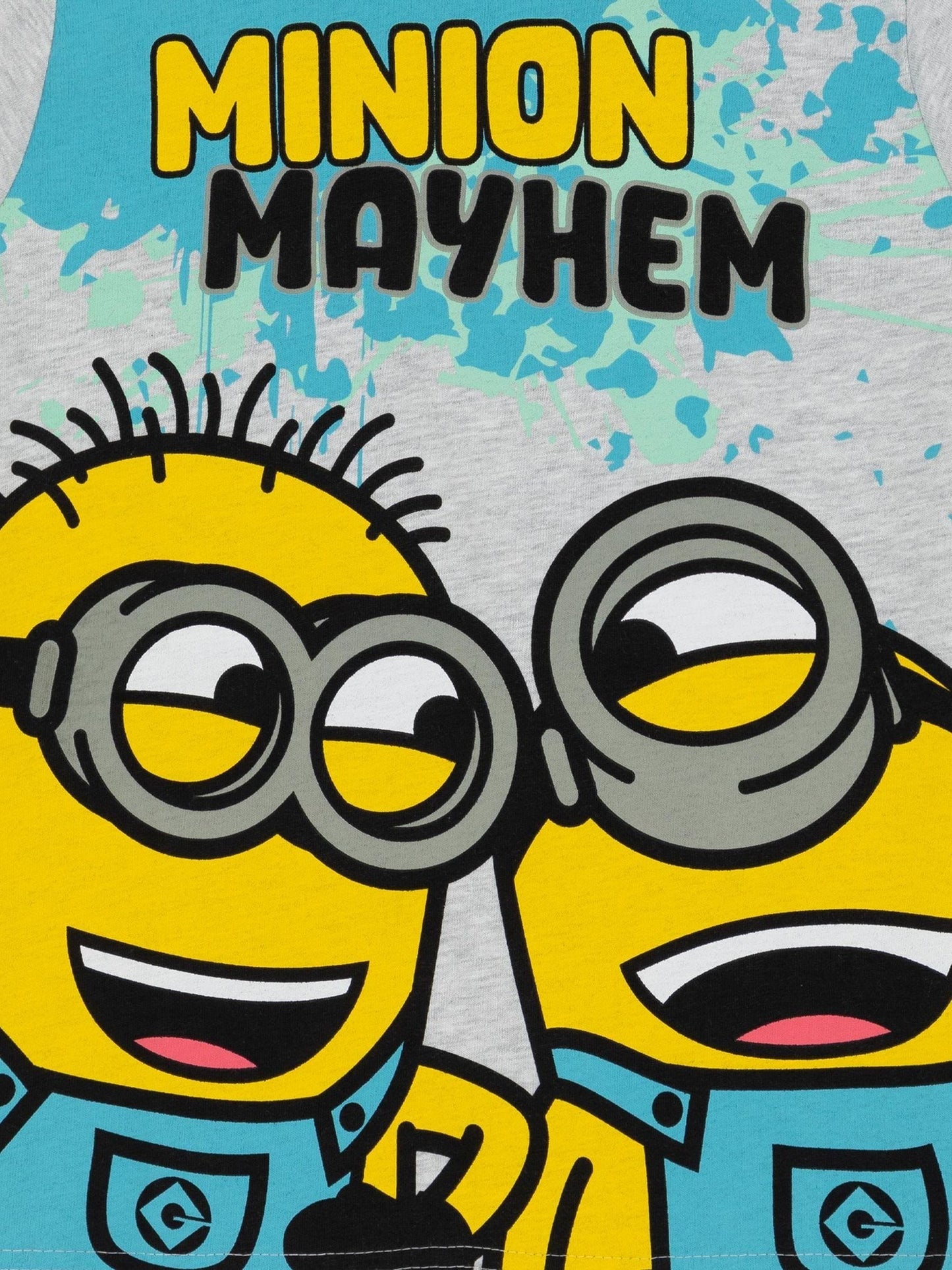 Dsiney Kidz - Vanilla Underground Blue Minions Boys Licensing Short Pyjamas image 6