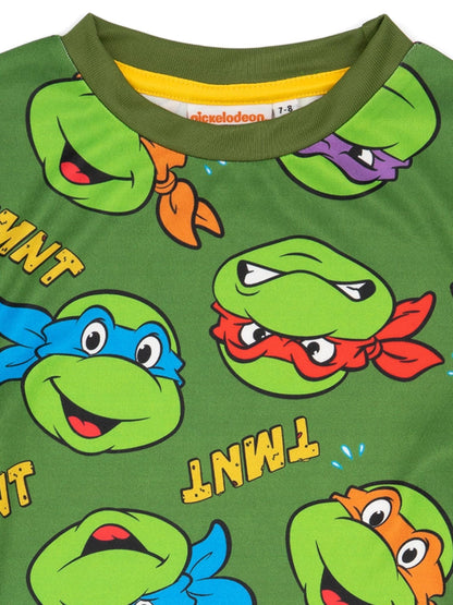 Vanilla Underground Green Teenage Mutant Ninja Turtles Boys Long Leg Pyjamas image 4
