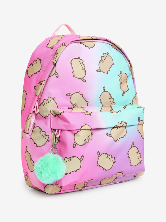 Vanilla Underground Pink Pusheen Ombre Backpack With Pom Pom image 1