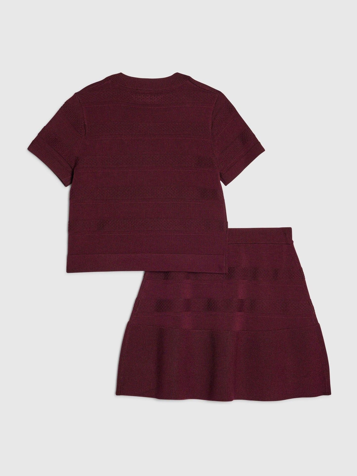 Dsiney Kidz - River Island Red Studded Top & Skirt Set image 2