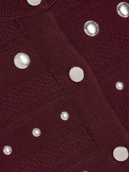 Dsiney Kidz - River Island Red Studded Top & Skirt Set image 4