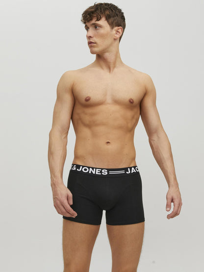 Dsiney Kidz - JACK & JONES Solid Black Boxers 3 Pack image 3
