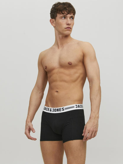 Dsiney Kidz - JACK & JONES Solid Black Boxers 3 Pack image 5