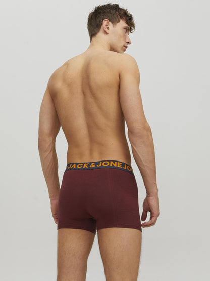 Dsiney Kidz - JACK & JONES Red/Grey/Blue Boxers 3 Pack image 3