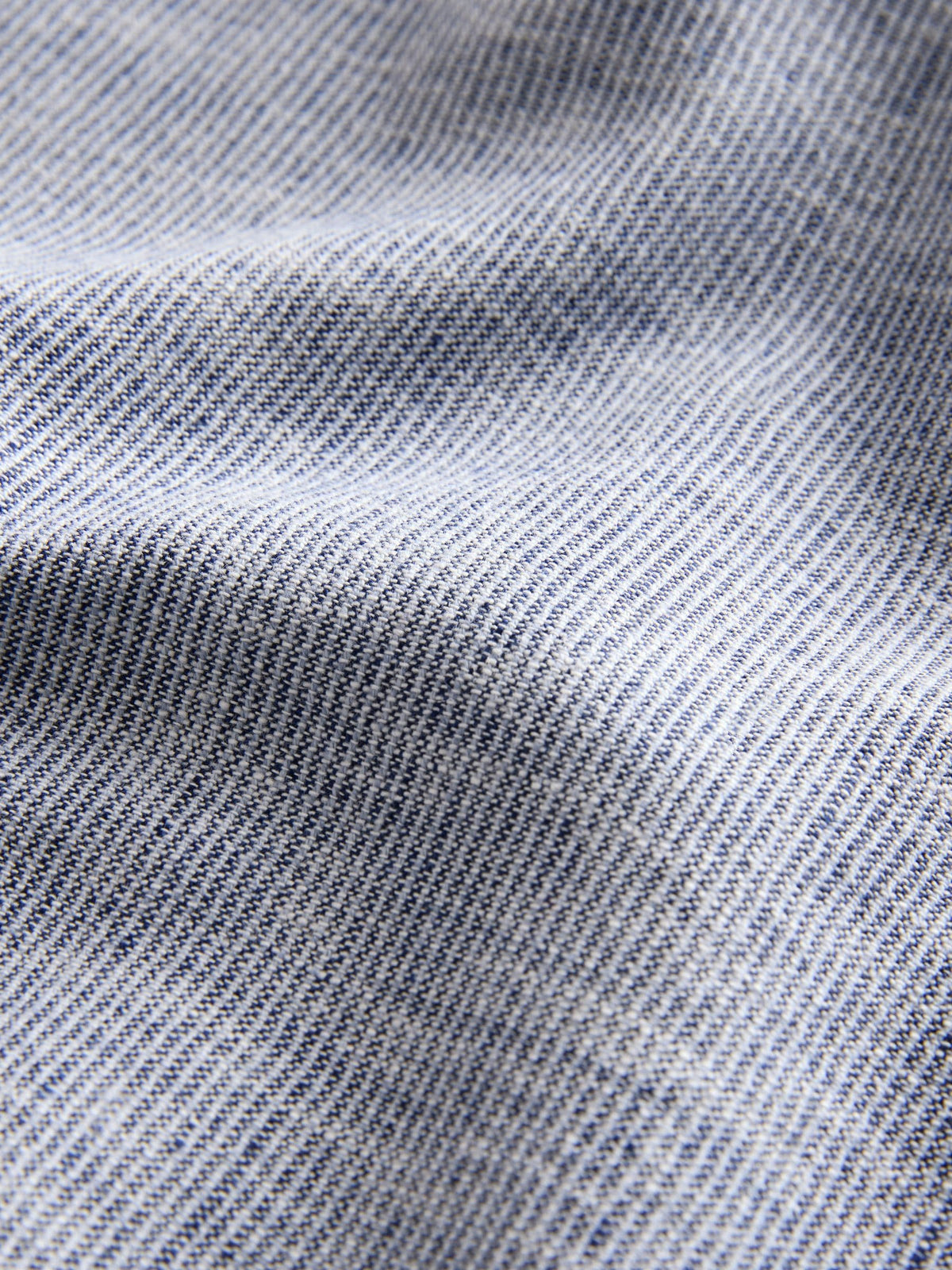 Dsiney Kidz - Blue Long Sleeve Grandad Collar Cotton/Linen Mix Texture Shirt (3-16yrs) image 5