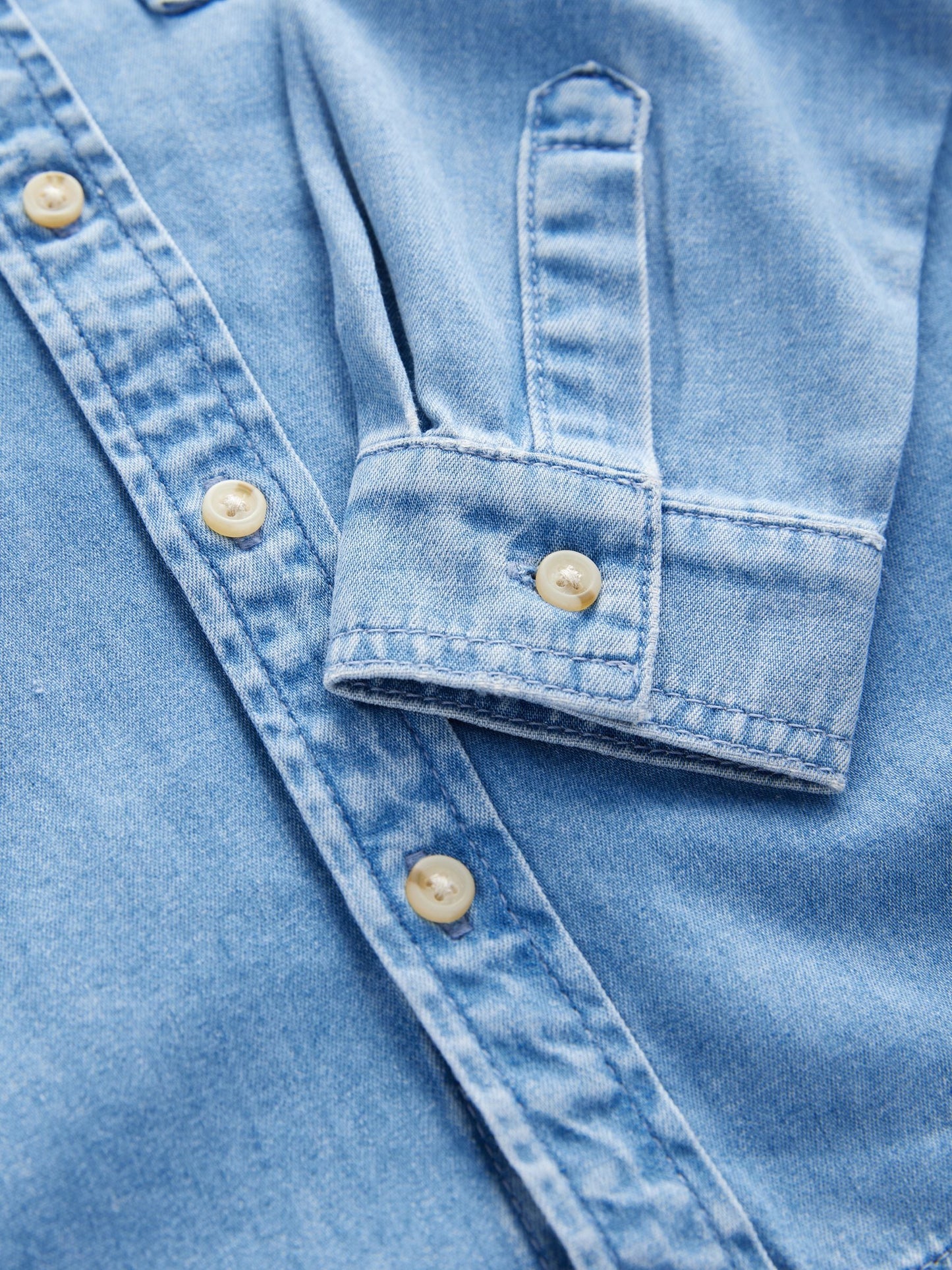 Dsiney Kidz - Blue Long Sleeve Denim Shirt (3-16yrs) image 4