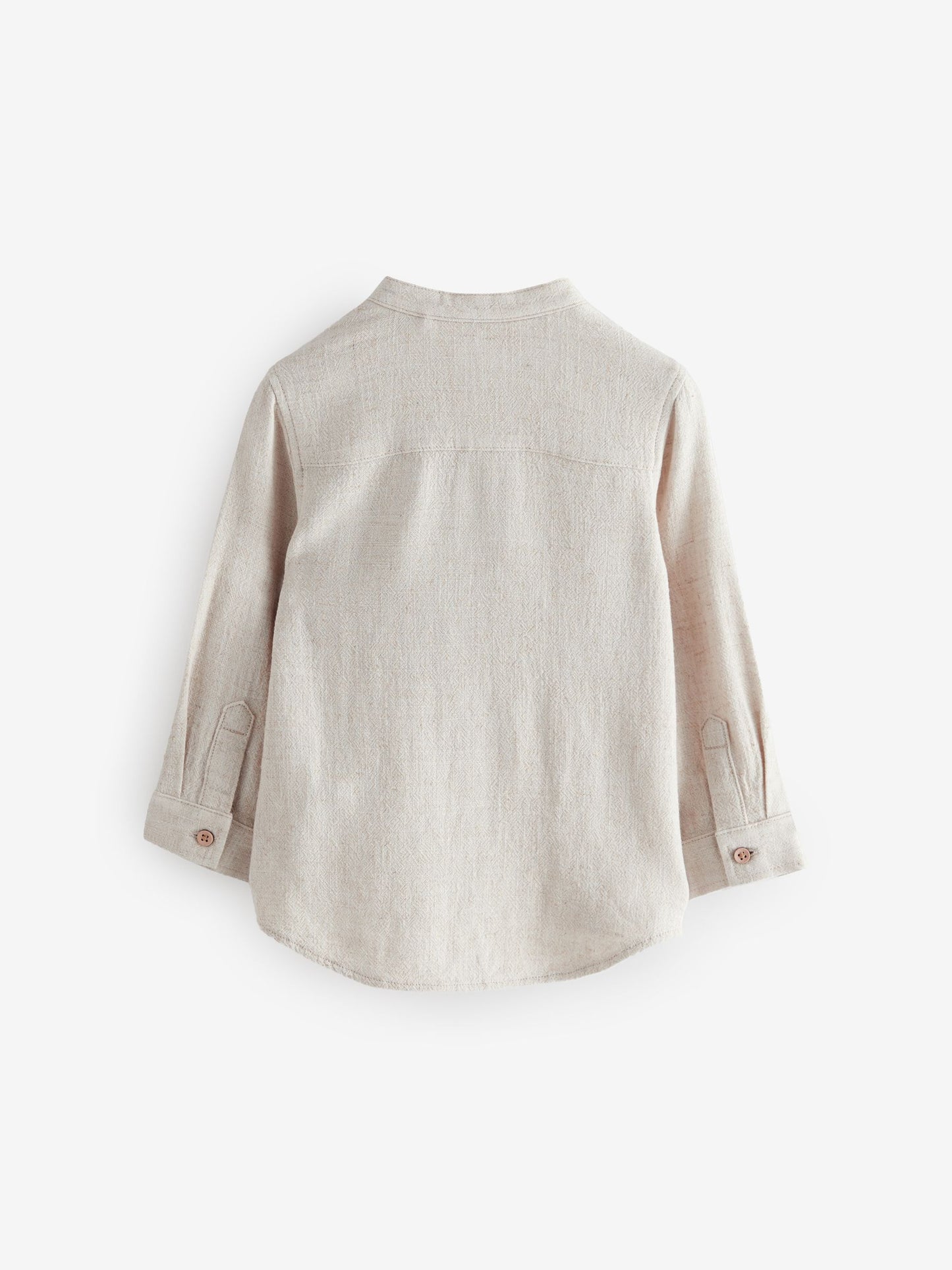Dsiney Kidz - Neutral Grandad Collar Linen Mix Shirt (3mths-7yrs) image 6