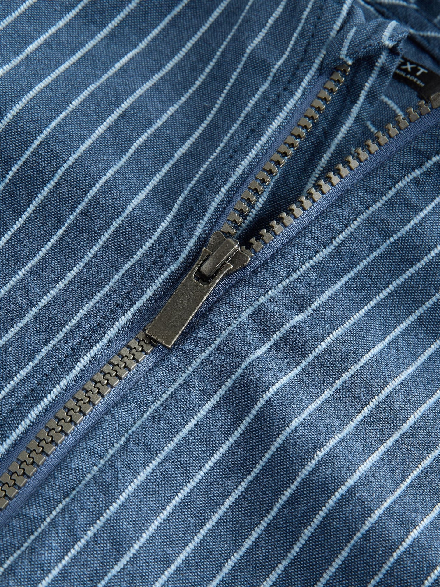 Blue Stripe Zip Through Hoodie (3mths-7yrs)