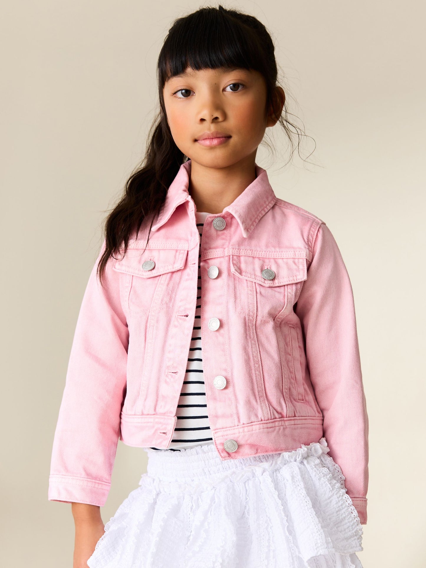 Dsiney Kidz - Pink Denim Western Jacket (3-16yrs) image 1