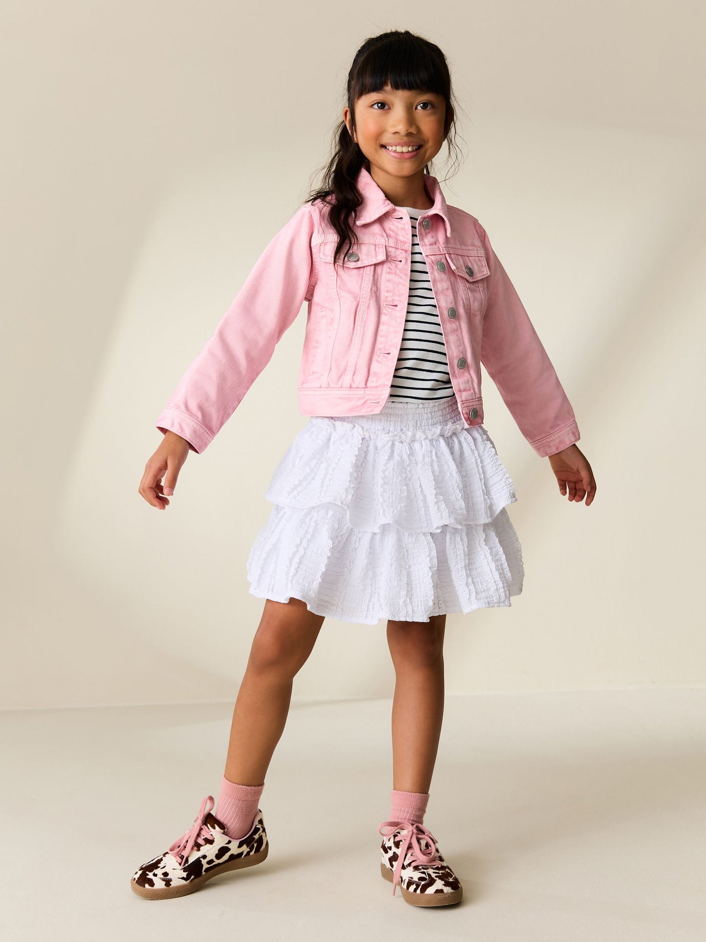 Dsiney Kidz - Pink Denim Western Jacket (3-16yrs) image 2
