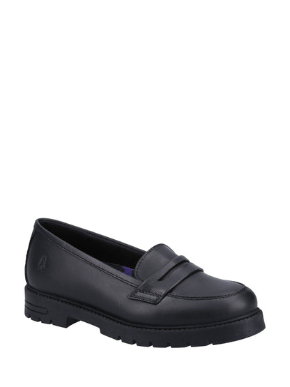 Hush Puppies Black Hazel Senior School Loafer Shoes image 4