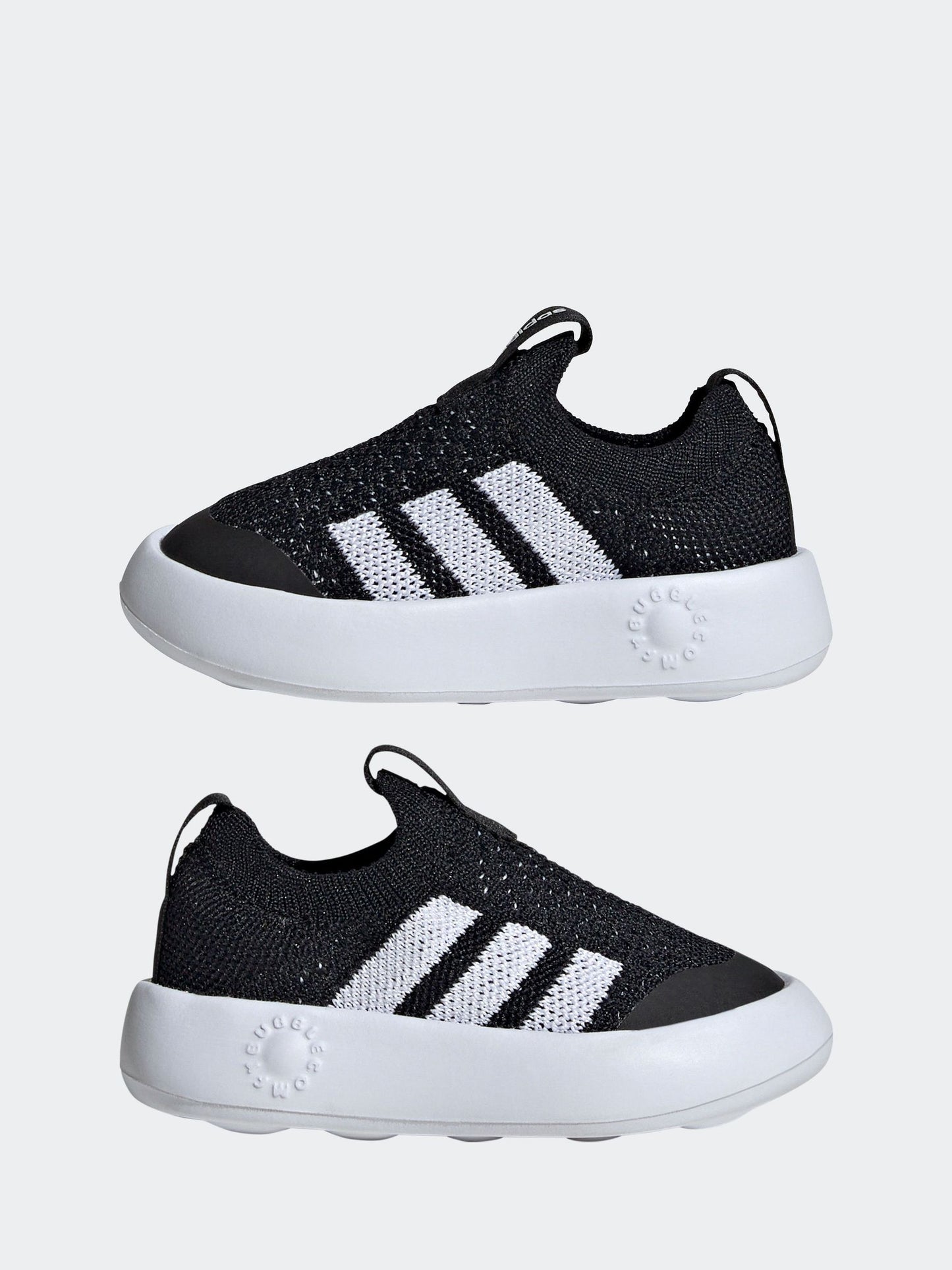 adidas Black Bubblecomfy Slip On Infant Trainers image 5
