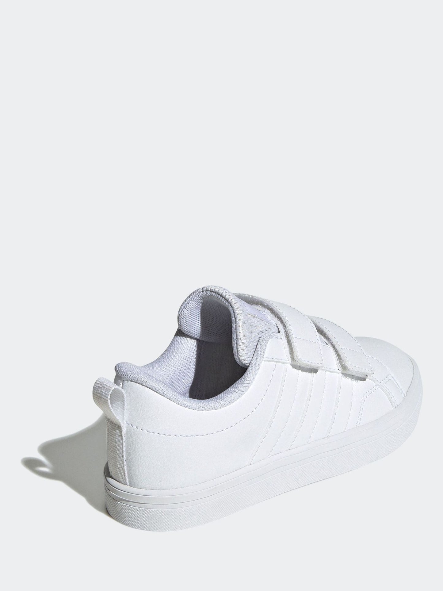 adidas White Hook and Loop VS Pace 2.0 Kids Trainers image 4