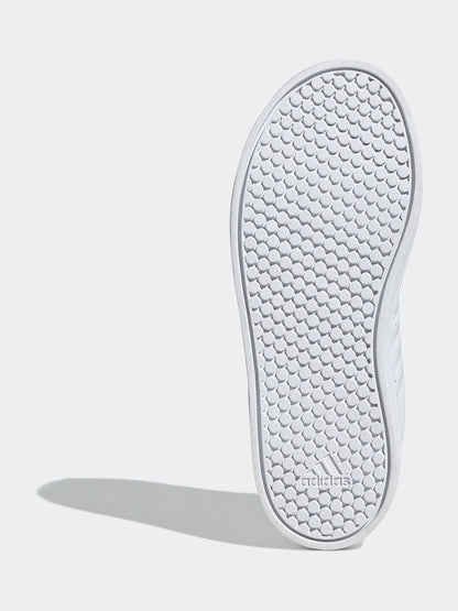 adidas White Hook and Loop VS Pace 2.0 Kids Trainers image 6