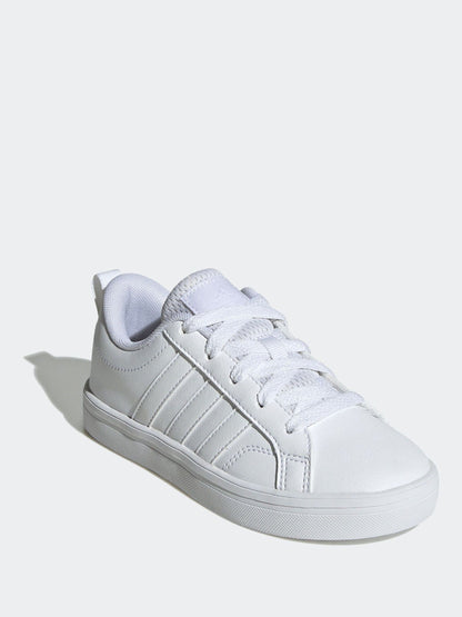 adidas White Lace Up VS Pace 2.0 Kids Trainers image 3