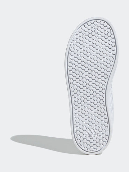 adidas White Lace Up VS Pace 2.0 Kids Trainers image 6