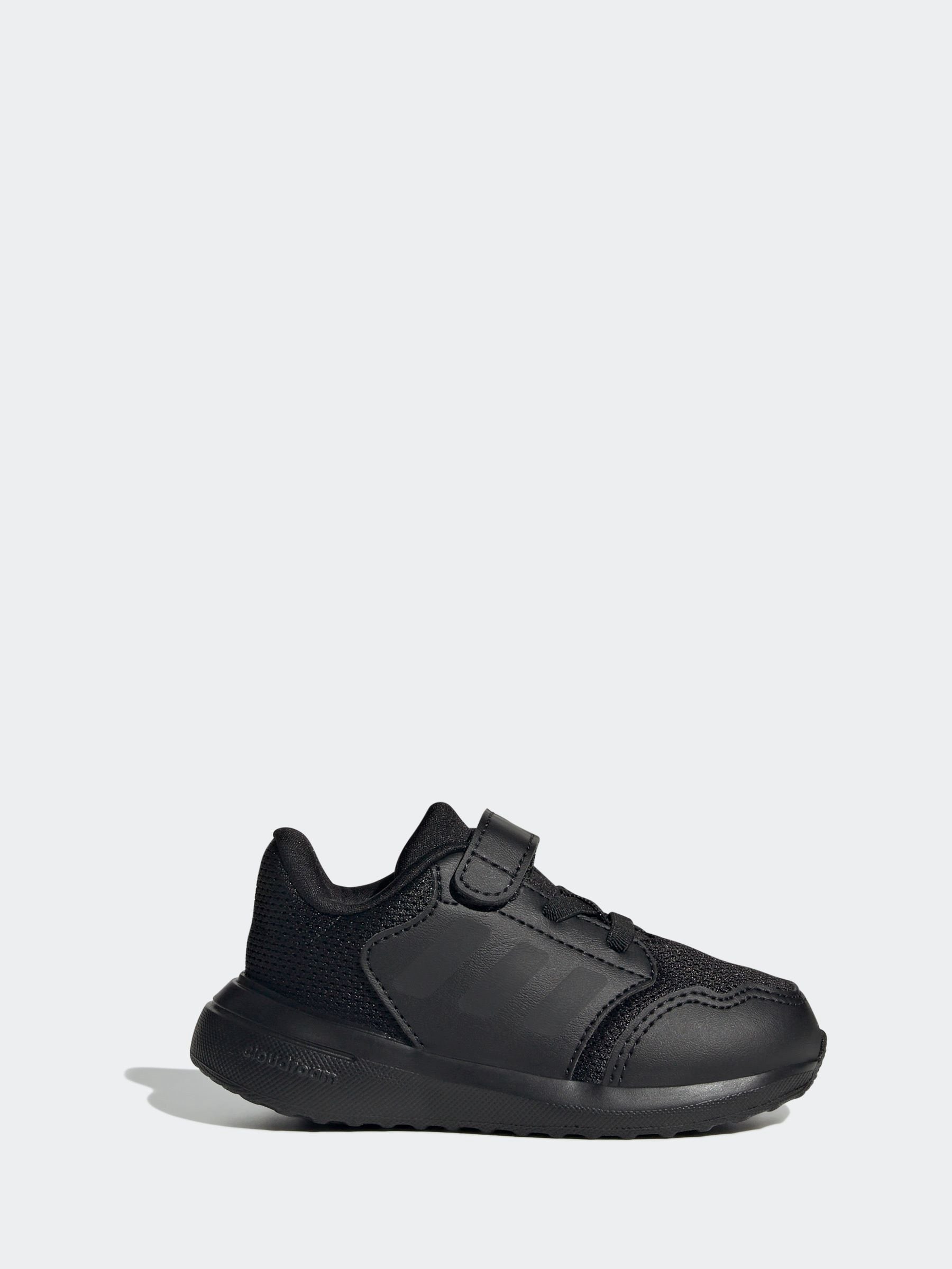 adidas Black Hook and Loop Tensaur Run 3.0 Infant Trainers image 1