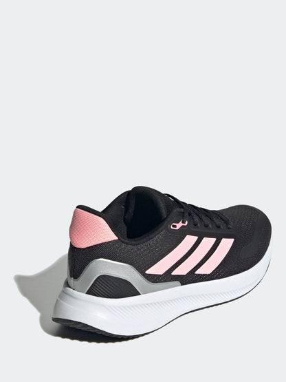 adidas Black/Pink Runfalcon 5 Lace Running Junior Trainers image 4