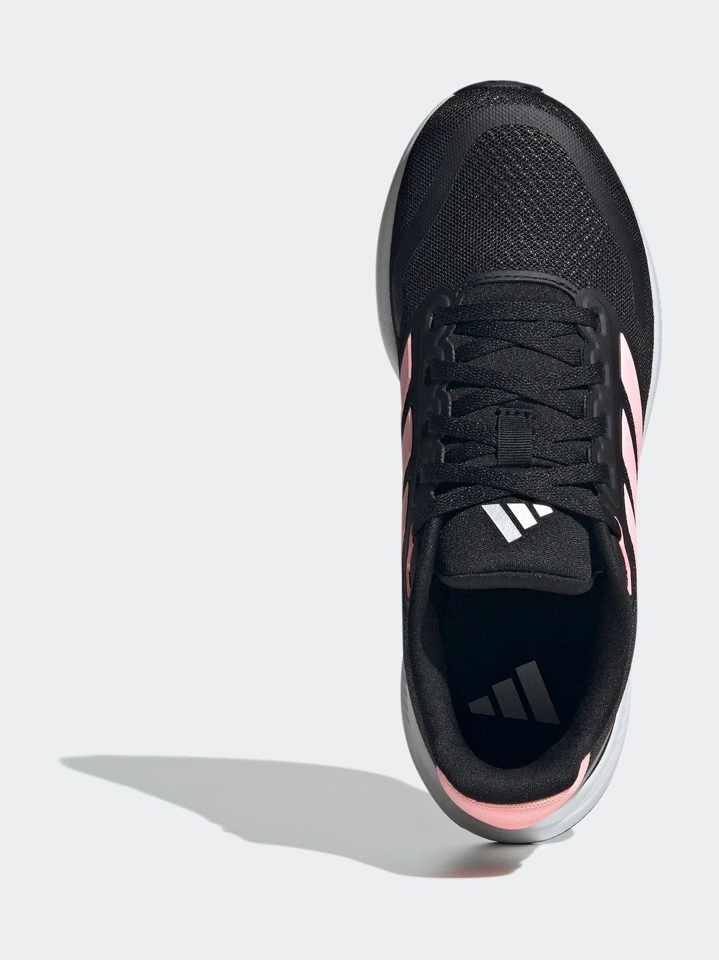 adidas Black/Pink Runfalcon 5 Lace Running Junior Trainers image 6
