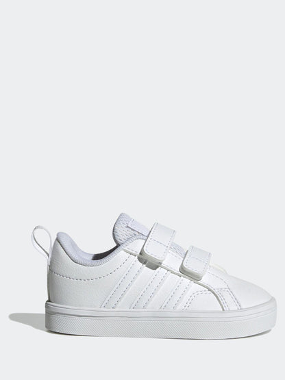 adidas White VS Pace 2.0 Hook and Loop Infant Trainers image 1