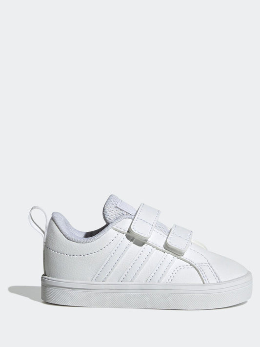 adidas White VS Pace 2.0 Hook and Loop Infant Trainers image 1