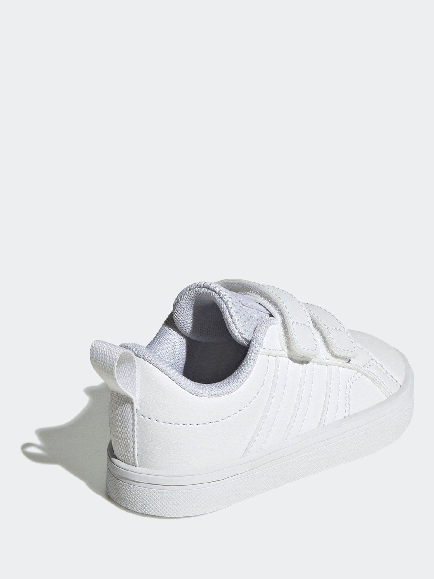 adidas White VS Pace 2.0 Hook and Loop Infant Trainers image 4