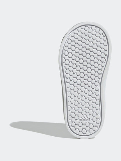 adidas White VS Pace 2.0 Hook and Loop Infant Trainers image 5