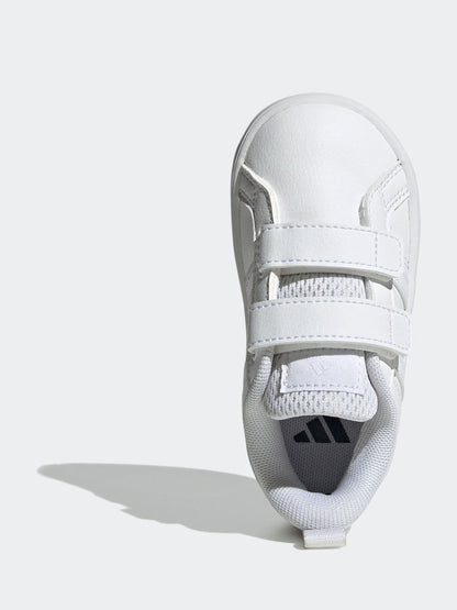 adidas White VS Pace 2.0 Hook and Loop Infant Trainers image 6