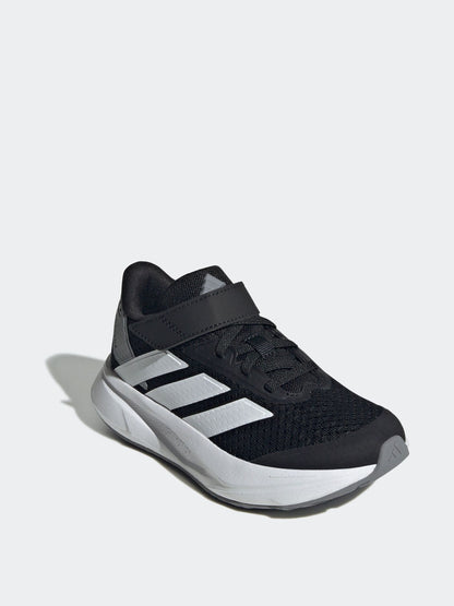 adidas Black/White Duramo SL Hook and Loop Running Kids Trainers image 3