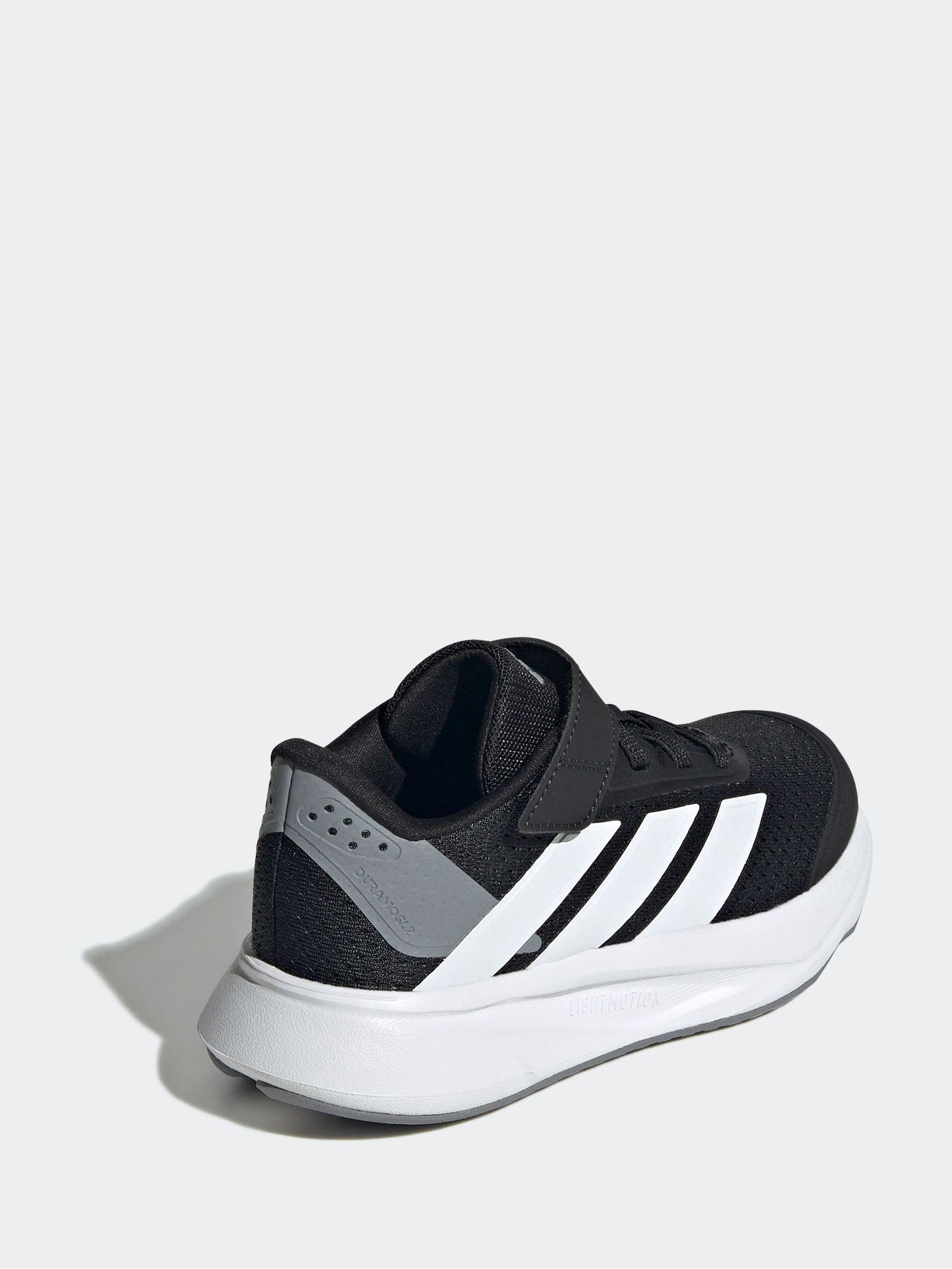 adidas Black/White Duramo SL Hook and Loop Running Kids Trainers image 4
