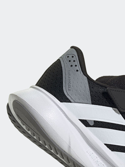 adidas Black/White Duramo SL Hook and Loop Running Kids Trainers image 8