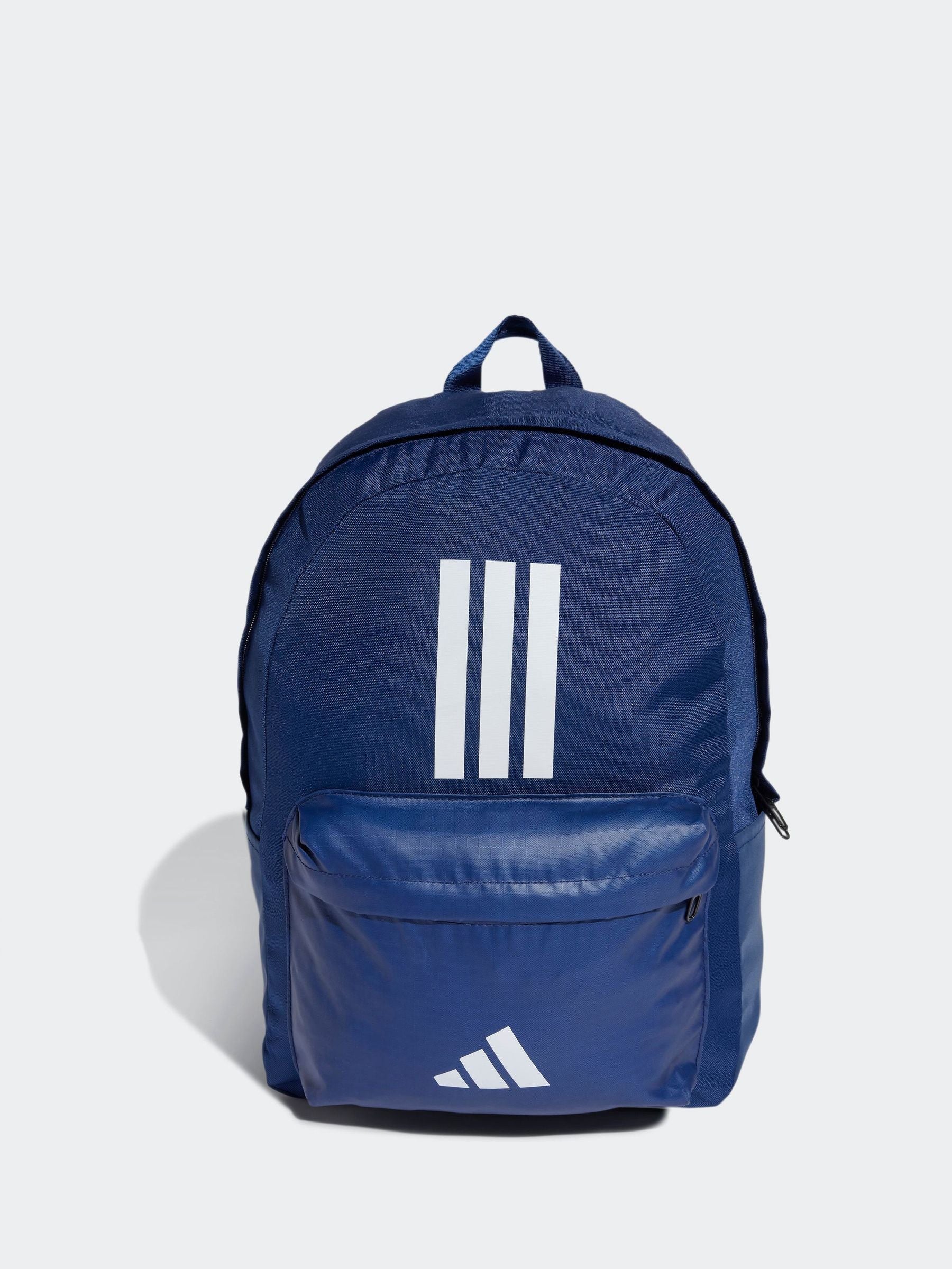 adidas Dark Blue Classic 3 Bar Logo Backpack image 1