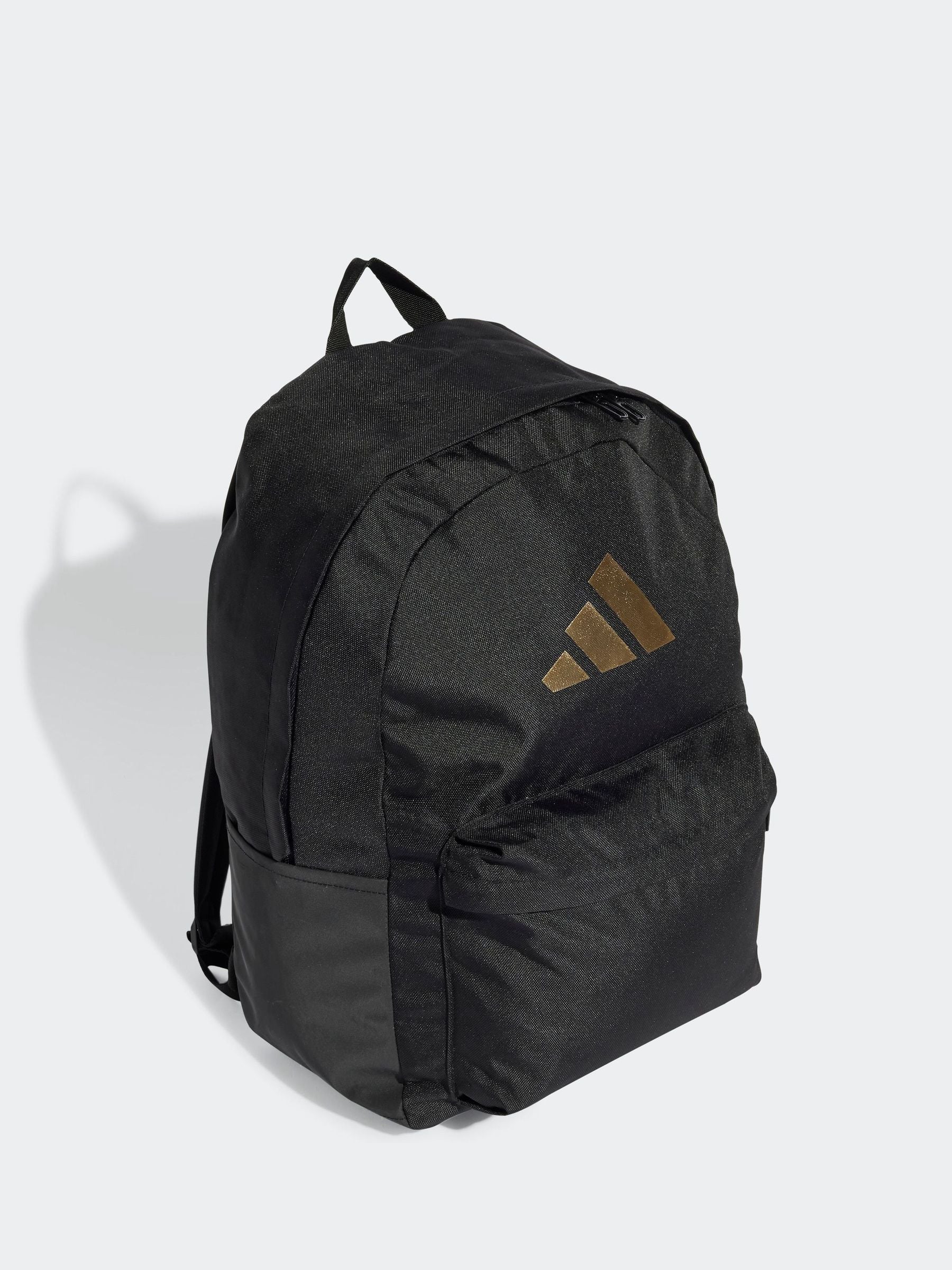 adidas Black Classic 3 Bar Logo Backpack image 1
