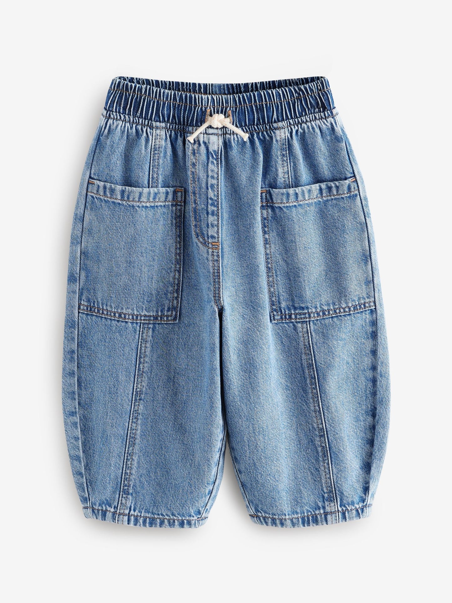 Dsiney Kidz - Mid Blue Denim Barrel 100% Cotton Jeans (3mths-7yrs) image 5