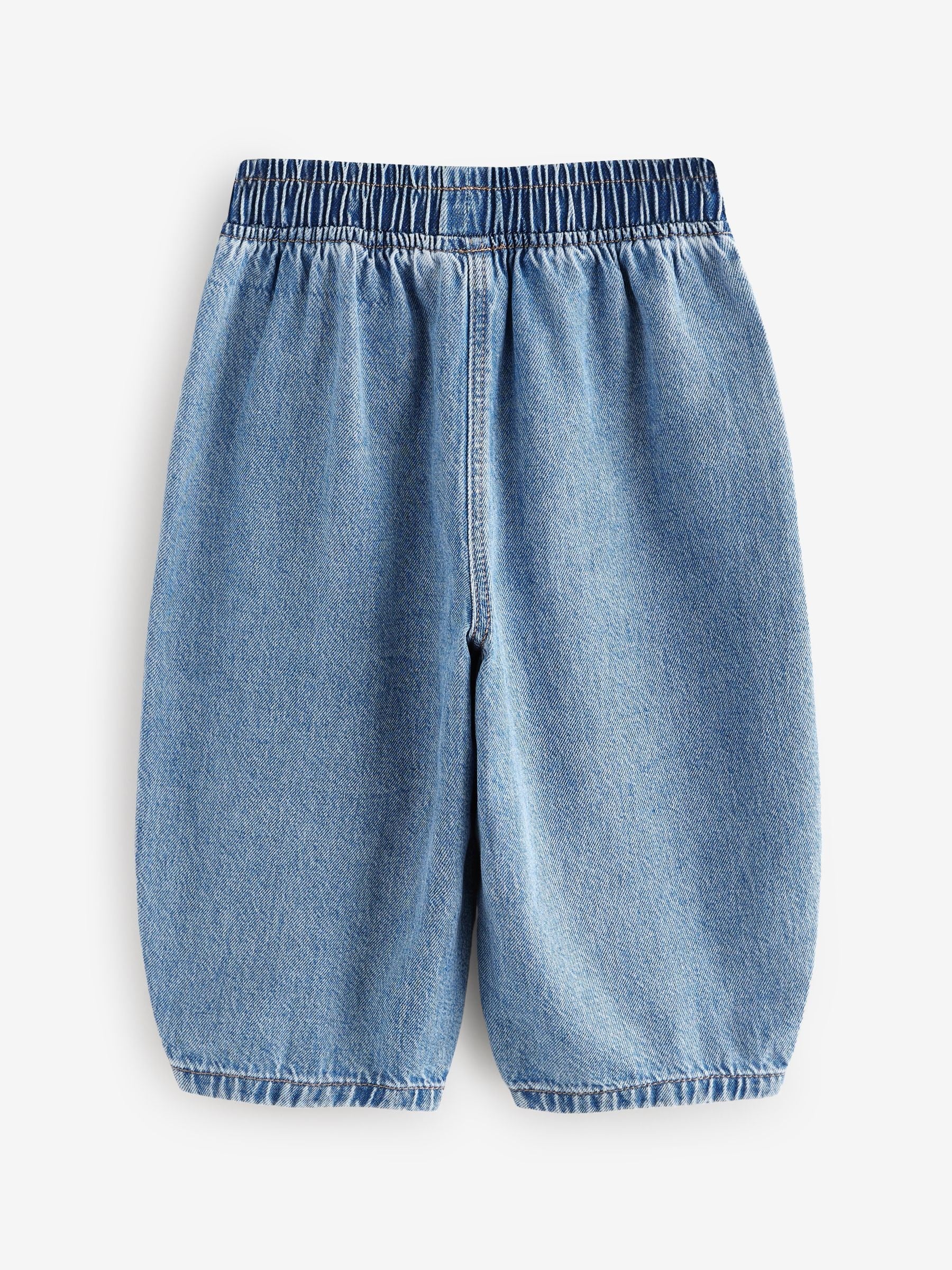 Dsiney Kidz - Mid Blue Denim Barrel 100% Cotton Jeans (3mths-7yrs) image 6