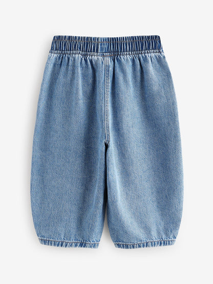 Dsiney Kidz - Mid Blue Denim Barrel 100% Cotton Jeans (3mths-7yrs) image 6