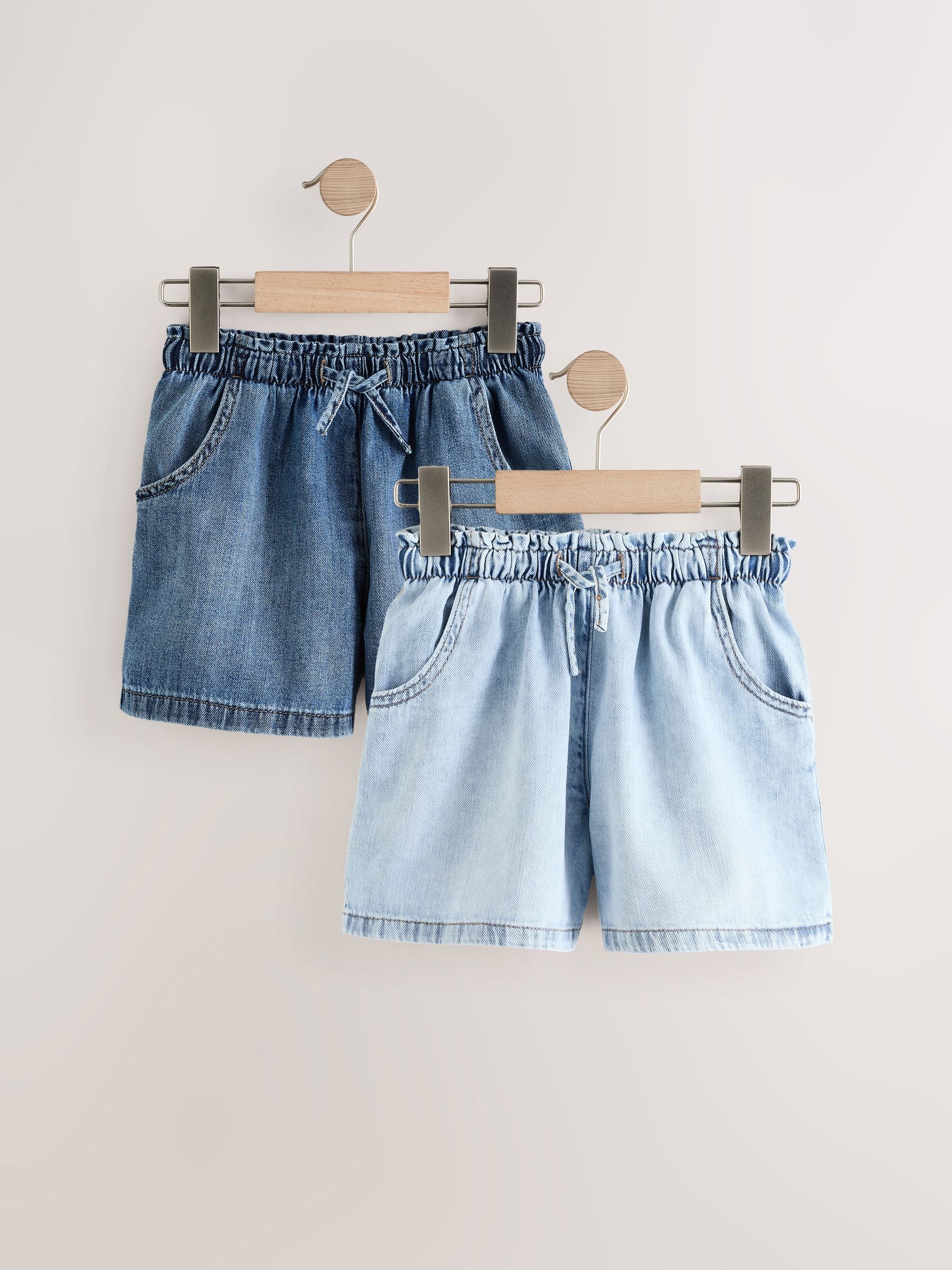 Dsiney Kidz - Mid Blue Denim Shorts 2 Pack (3-16yrs) image 1