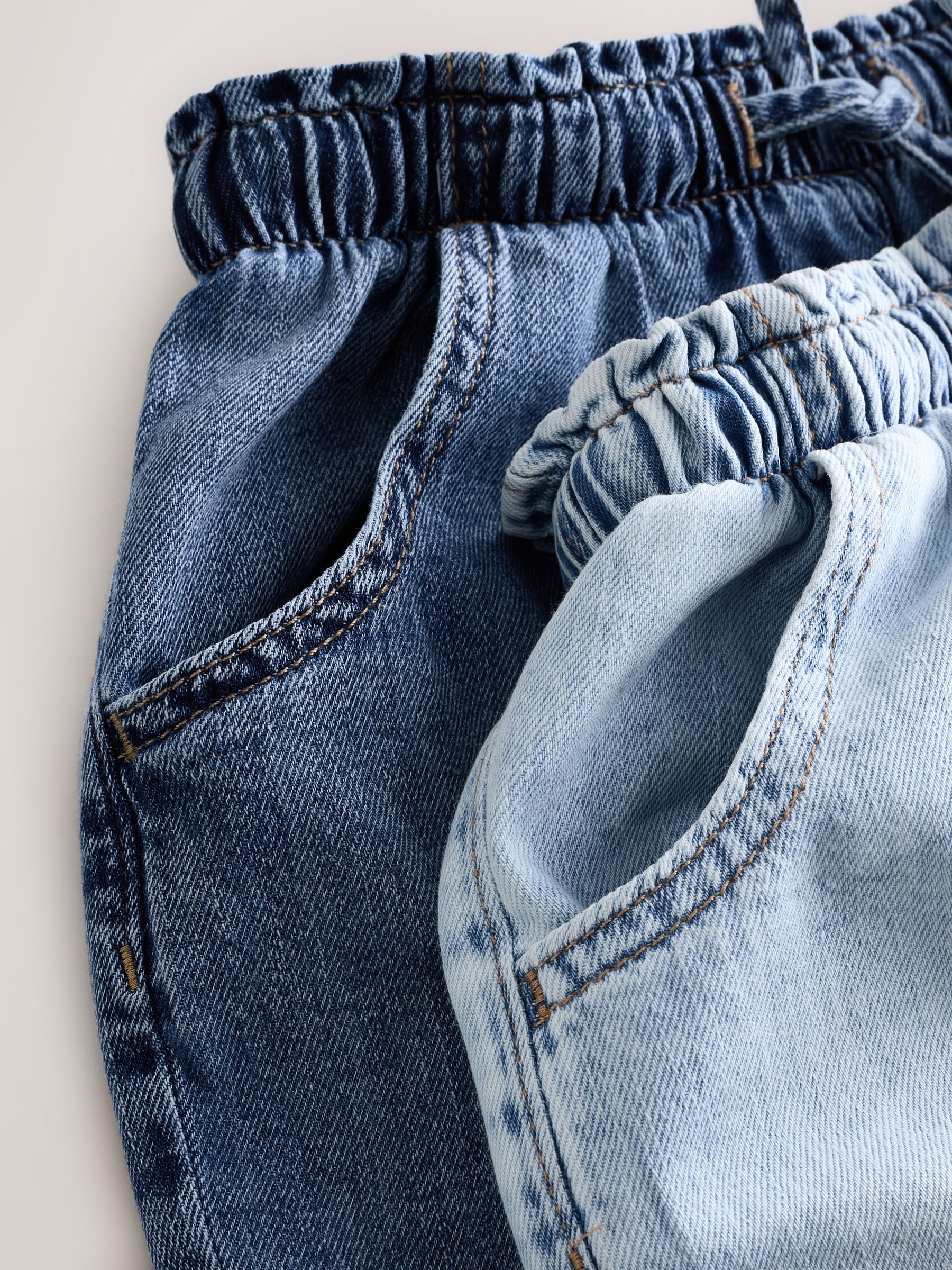 Dsiney Kidz - Mid Blue Denim Shorts 2 Pack (3-16yrs) image 6